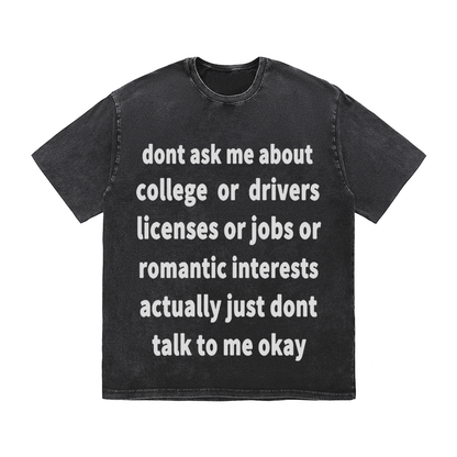 RDMCLOTHINGART tapestry hoodie SLOGAN HEAVY COTTON TEES-9486