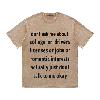 RDMCLOTHINGART tapestry hoodie SLOGAN HEAVY COTTON TEES-9486