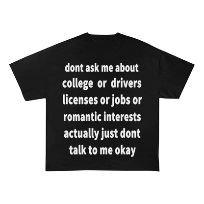 RDMCLOTHINGART tapestry hoodie SLOGAN HEAVY COTTON TEES-9486