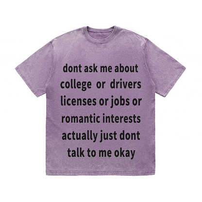 RDMCLOTHINGART tapestry hoodie SLOGAN HEAVY COTTON TEES-9486