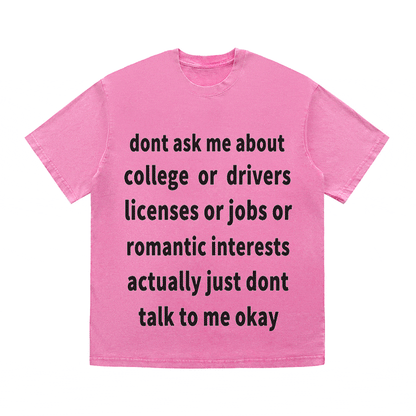 RDMCLOTHINGART tapestry hoodie SLOGAN HEAVY COTTON TEES-9486