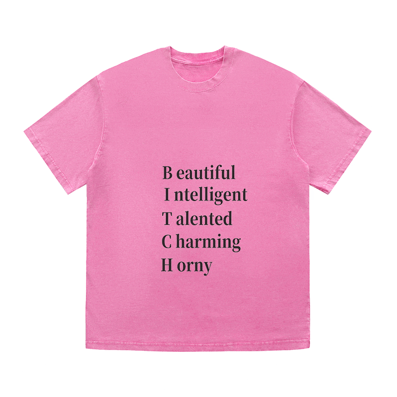 RDMCLOTHINGART tapestry hoodie SLOGAN HEAVY COTTON TEES-9504