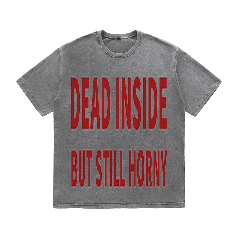 RDMCLOTHINGART tapestry hoodie SLOGAN HEAVY COTTON TEES-9516