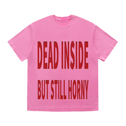 RDMCLOTHINGART tapestry hoodie SLOGAN HEAVY COTTON TEES-9516