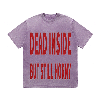 RDMCLOTHINGART tapestry hoodie SLOGAN HEAVY COTTON TEES-9516