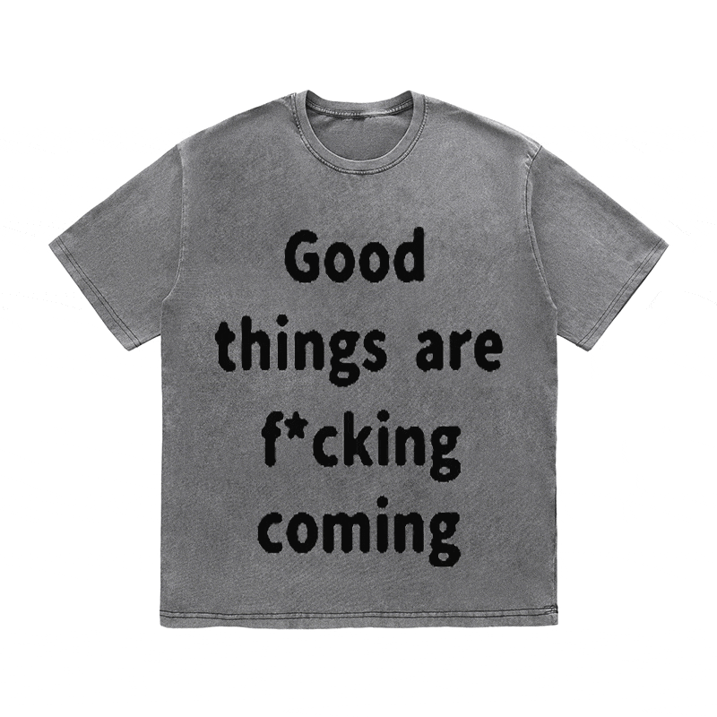 RDMCLOTHINGART tapestry hoodie SLOGAN HEAVY COTTON TEES-9520