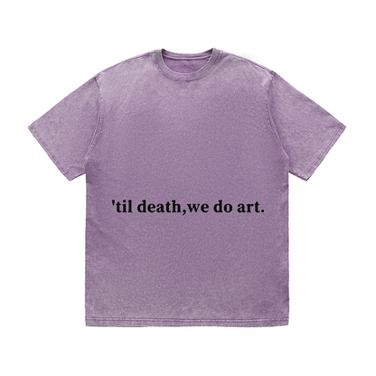 RDMCLOTHINGART tapestry hoodie SLOGAN HEAVY COTTON TEES-9521