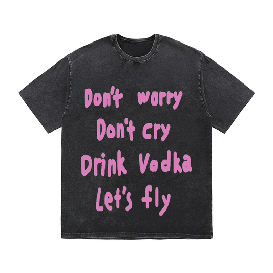 RDMCLOTHINGART tapestry hoodie SLOGAN HEAVY COTTON TEES-9542