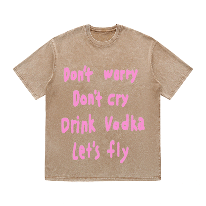 RDMCLOTHINGART tapestry hoodie SLOGAN HEAVY COTTON TEES-9542