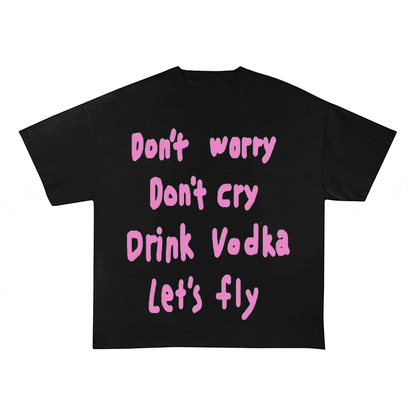 RDMCLOTHINGART tapestry hoodie SLOGAN HEAVY COTTON TEES-9542