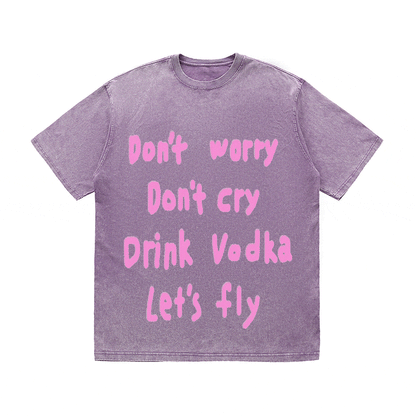 RDMCLOTHINGART tapestry hoodie SLOGAN HEAVY COTTON TEES-9542