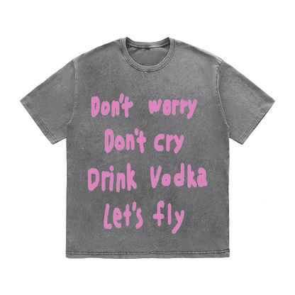 RDMCLOTHINGART tapestry hoodie SLOGAN HEAVY COTTON TEES-9542