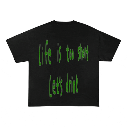 RDMCLOTHINGART tapestry hoodie SLOGAN HEAVY COTTON TEES-9547