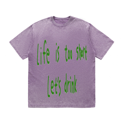 RDMCLOTHINGART tapestry hoodie SLOGAN HEAVY COTTON TEES-9547