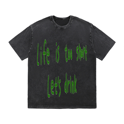 RDMCLOTHINGART tapestry hoodie SLOGAN HEAVY COTTON TEES-9547