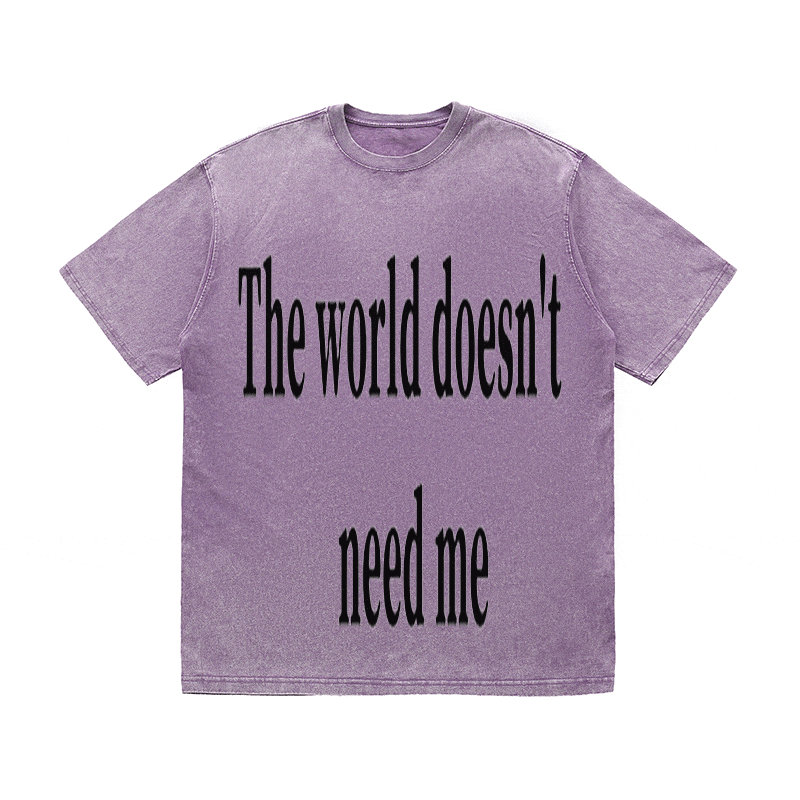 RDMCLOTHINGART tapestry hoodie SLOGAN HEAVY COTTON TEES-9551