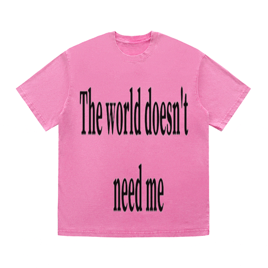 RDMCLOTHINGART tapestry hoodie SLOGAN HEAVY COTTON TEES-9551