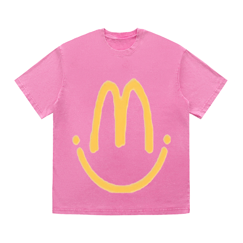 RDMCLOTHINGART tapestry hoodie SLOGAN HEAVY COTTON TEES-9557