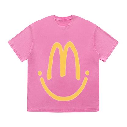 RDMCLOTHINGART tapestry hoodie SLOGAN HEAVY COTTON TEES-9557