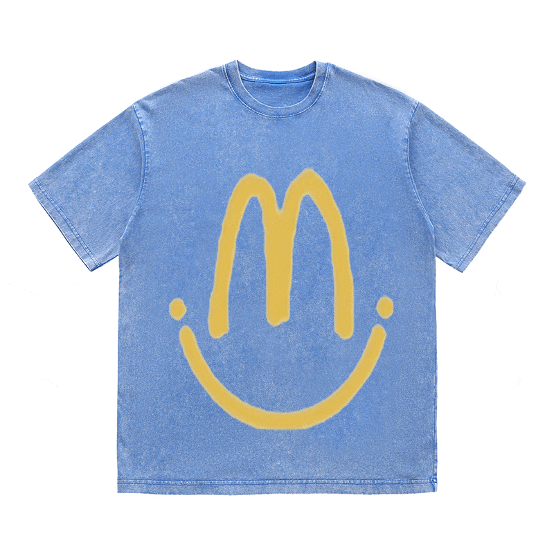 RDMCLOTHINGART tapestry hoodie SLOGAN HEAVY COTTON TEES-9557