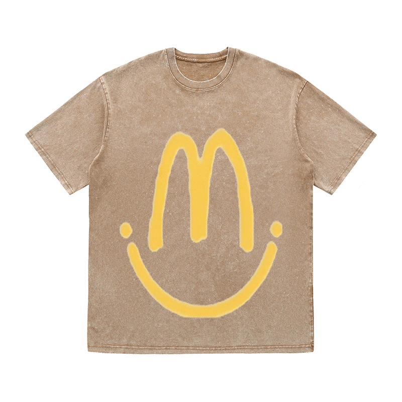 RDMCLOTHINGART tapestry hoodie SLOGAN HEAVY COTTON TEES-9557