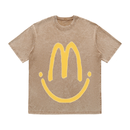 RDMCLOTHINGART tapestry hoodie SLOGAN HEAVY COTTON TEES-9557