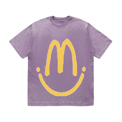 RDMCLOTHINGART tapestry hoodie SLOGAN HEAVY COTTON TEES-9557