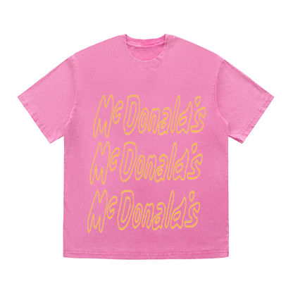 RDMCLOTHINGART tapestry hoodie SLOGAN HEAVY COTTON TEES-9560