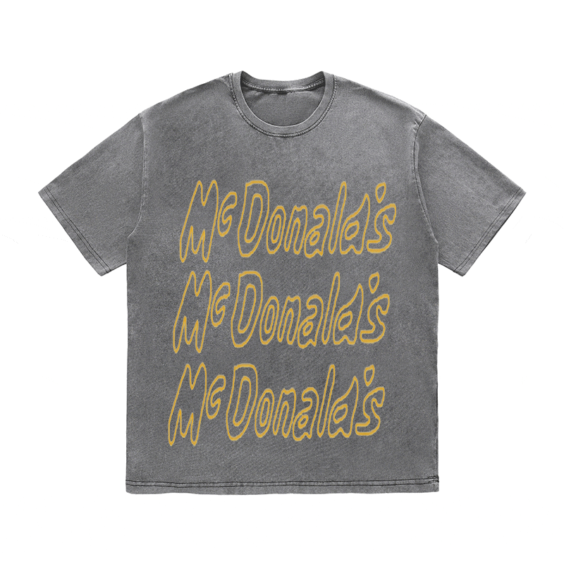 RDMCLOTHINGART tapestry hoodie SLOGAN HEAVY COTTON TEES-9560