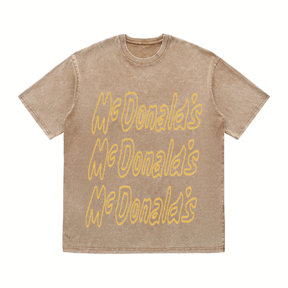 RDMCLOTHINGART tapestry hoodie SLOGAN HEAVY COTTON TEES-9560