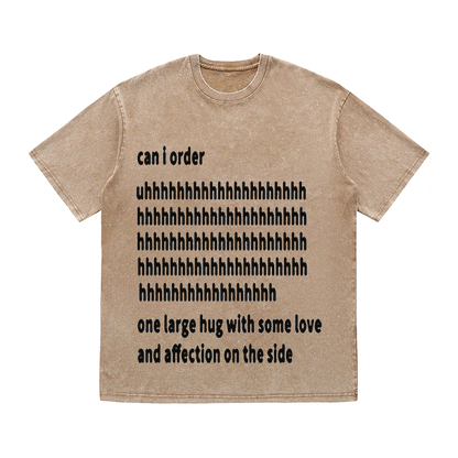 RDMCLOTHINGART tapestry hoodie SLOGAN HEAVY COTTON TEES-9565