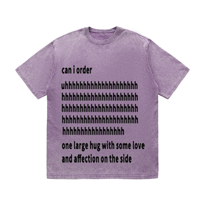 RDMCLOTHINGART tapestry hoodie SLOGAN HEAVY COTTON TEES-9565