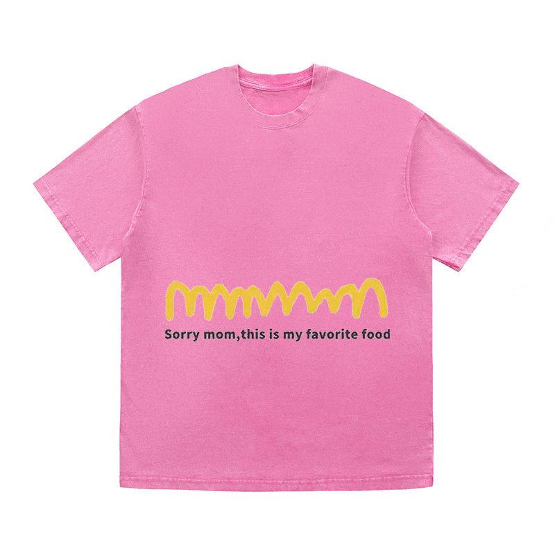 RDMCLOTHINGART tapestry hoodie SLOGAN HEAVY COTTON TEES-9569