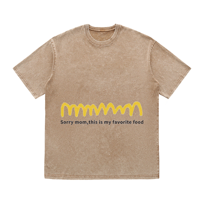 RDMCLOTHINGART tapestry hoodie SLOGAN HEAVY COTTON TEES-9569