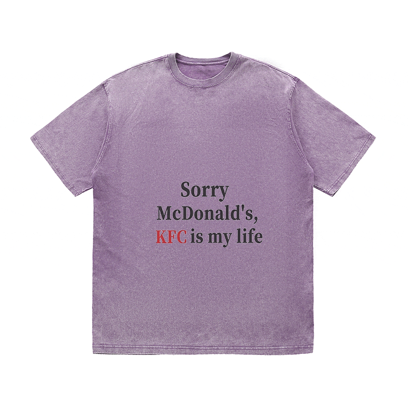 RDMCLOTHINGART tapestry hoodie SLOGAN HEAVY COTTON TEES-9572