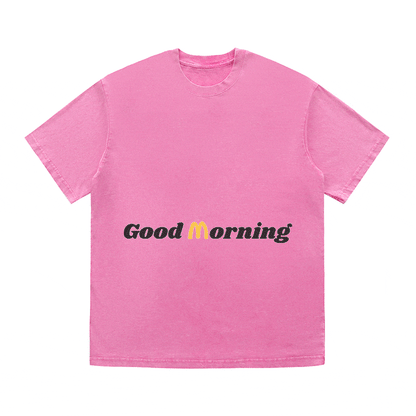 RDMCLOTHINGART tapestry hoodie SLOGAN HEAVY COTTON TEES-9589