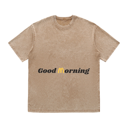 RDMCLOTHINGART tapestry hoodie SLOGAN HEAVY COTTON TEES-9589