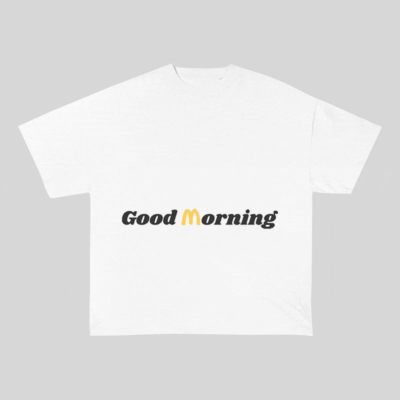 RDMCLOTHINGART tapestry hoodie SLOGAN HEAVY COTTON TEES-9589