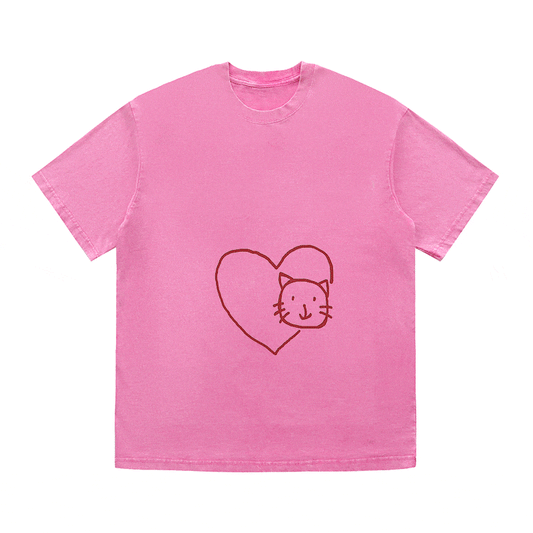 RDMCLOTHINGART tapestry hoodie SLOGAN HEAVY COTTON TEES-9608