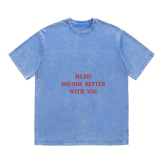 RDMCLOTHINGART tapestry hoodie SLOGAN HEAVY COTTON TEES-9615