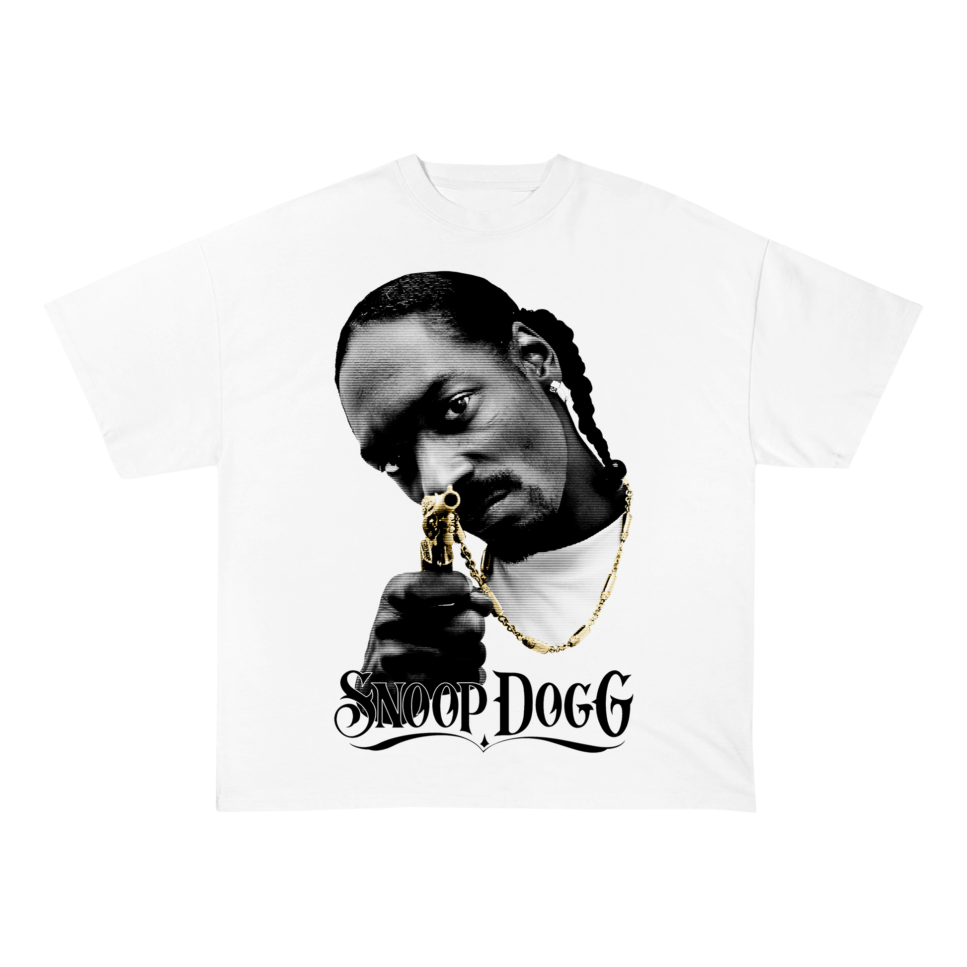 SNOOPDOGG HEAVY WEIGHT COTTON TEE-8019 - RDMCLOTHINGART