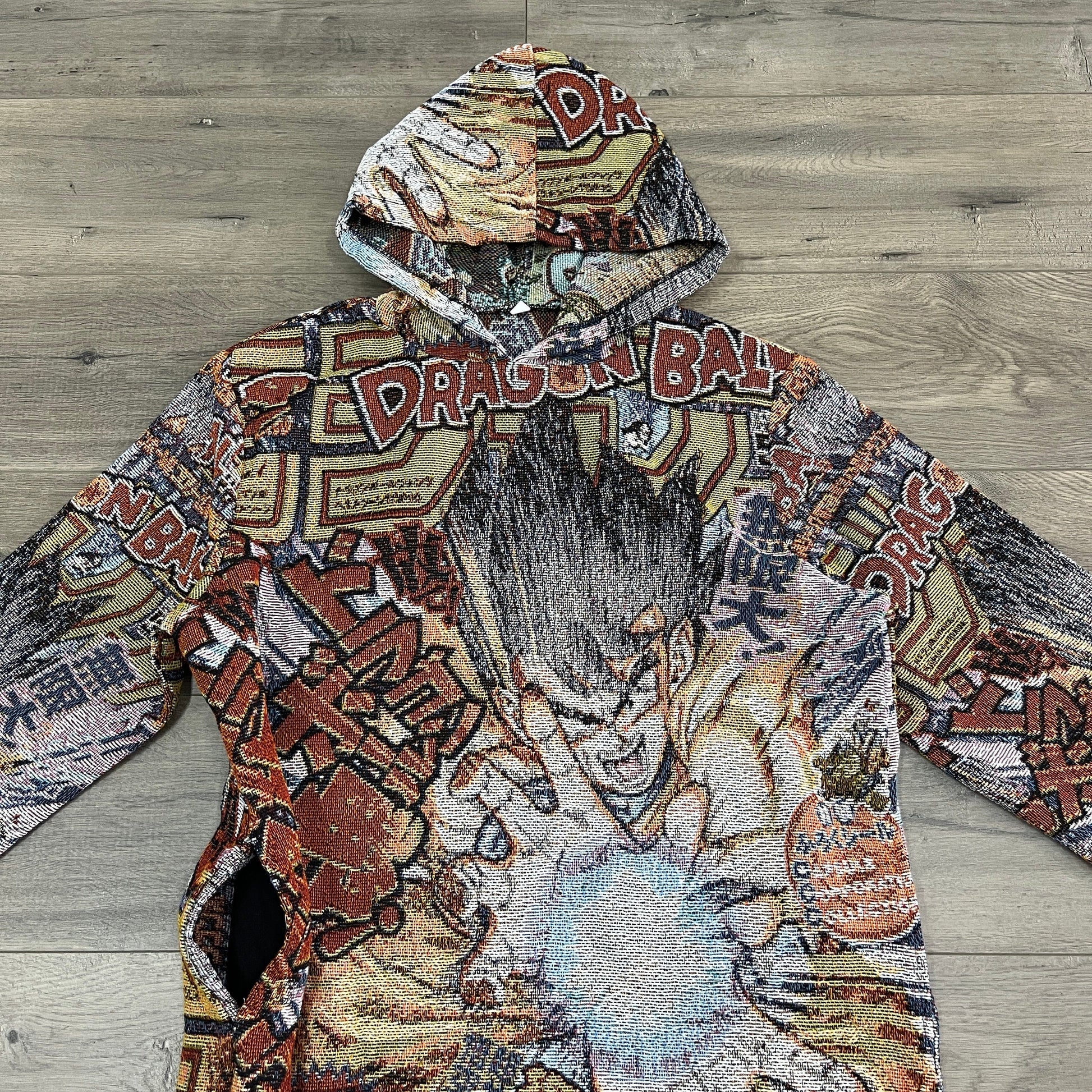 SON GOKU TAPESTRY HOODIE - RDMCLOTHINGART