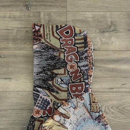 SON GOKU TAPESTRY HOODIE - RDMCLOTHINGART