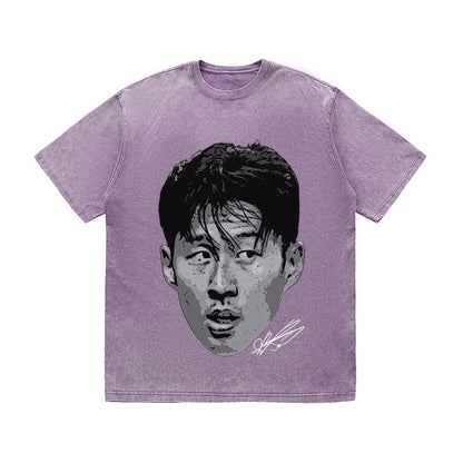 RDMCLOTHINGART tapestry hoodie SON HEUNG MIN HEAVY COTTON TEES-9654