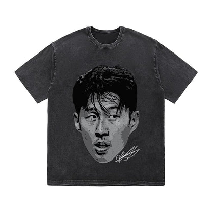 RDMCLOTHINGART tapestry hoodie SON HEUNG MIN HEAVY COTTON TEES-9654