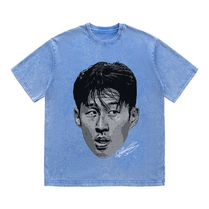 RDMCLOTHINGART tapestry hoodie SON HEUNG MIN HEAVY COTTON TEES-9654