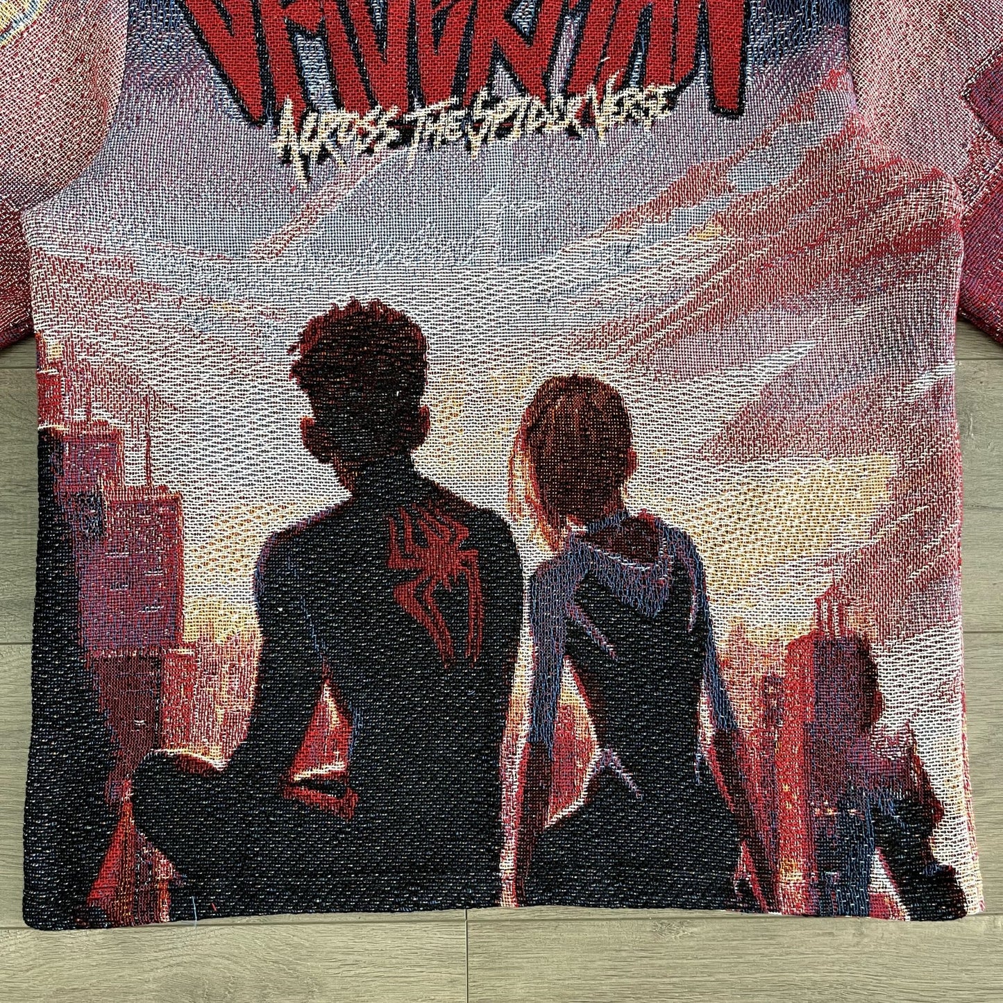 SPIDER VERSE TAPESTRY HOODIE - RDMCLOTHINGART