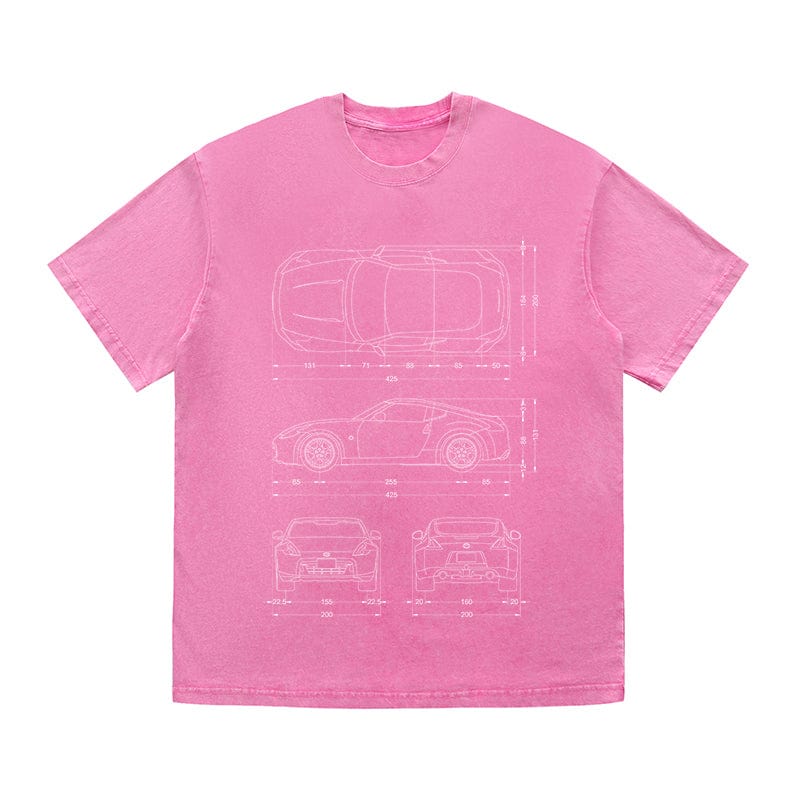 RDMCLOTHINGART tapestry hoodie SPORT CARS HEAVY COTTON TEES-9331