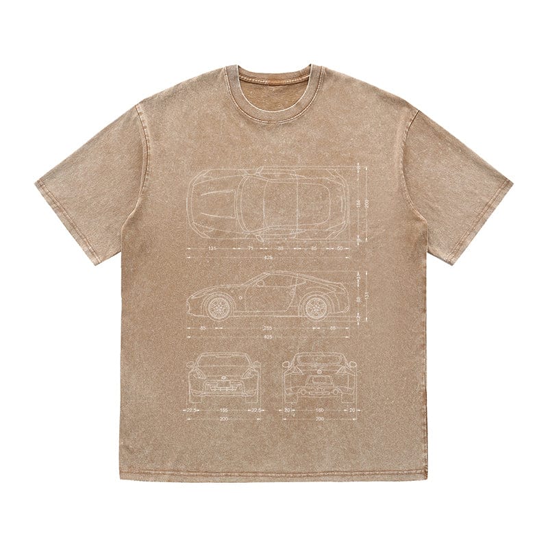 RDMCLOTHINGART tapestry hoodie SPORT CARS HEAVY COTTON TEES-9331