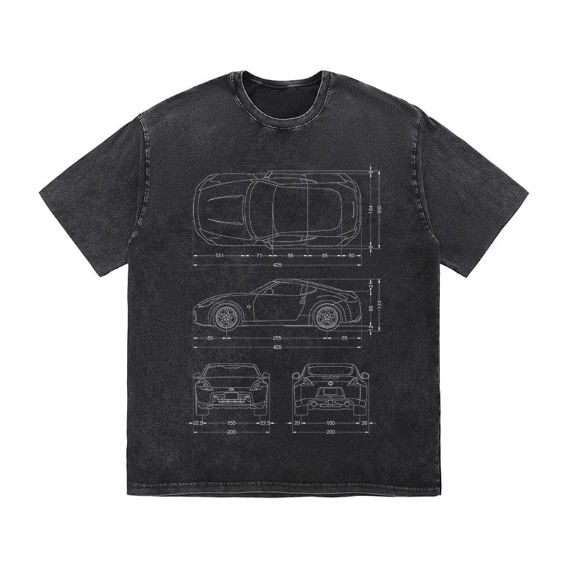 RDMCLOTHINGART tapestry hoodie SPORT CARS HEAVY COTTON TEES-9331